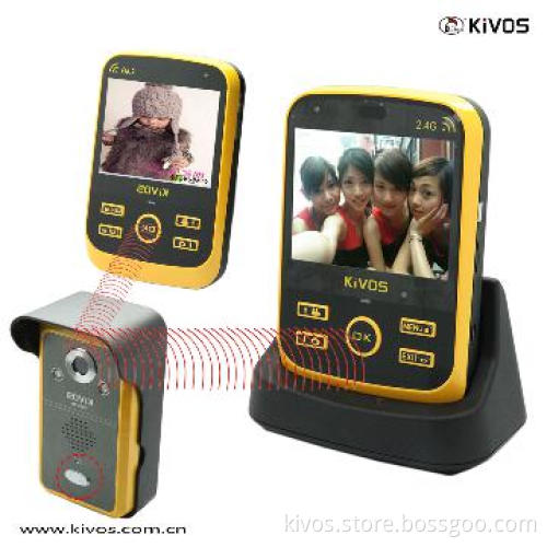 Wireless Video Door Phone Intercom Wireless Intercom KiVOS KDB300